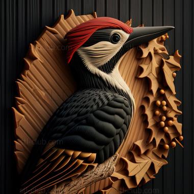 3D model st woodpecker (STL)